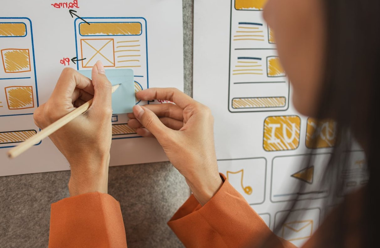 website header navigation
