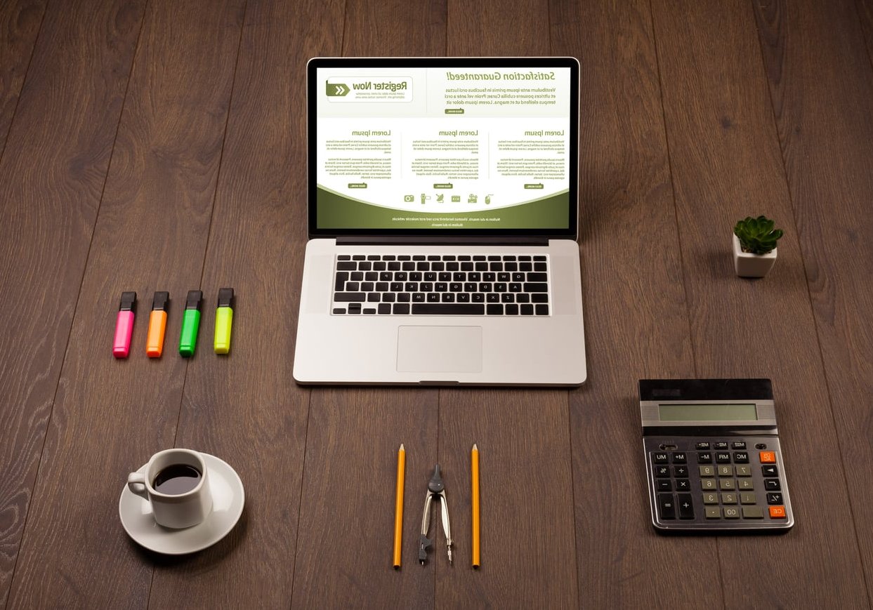 website header navigation